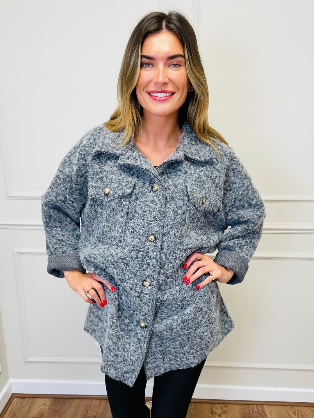 "ABBY" Teddy Shacket-Grey