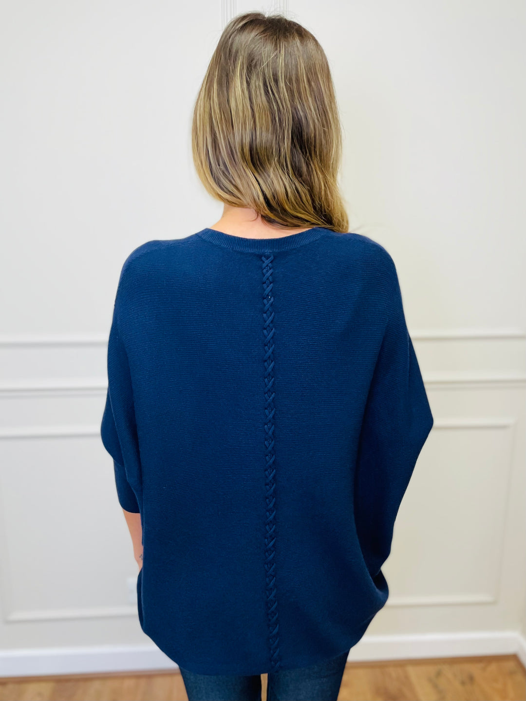 "MOLLY" Super Soft Jumper-Navy