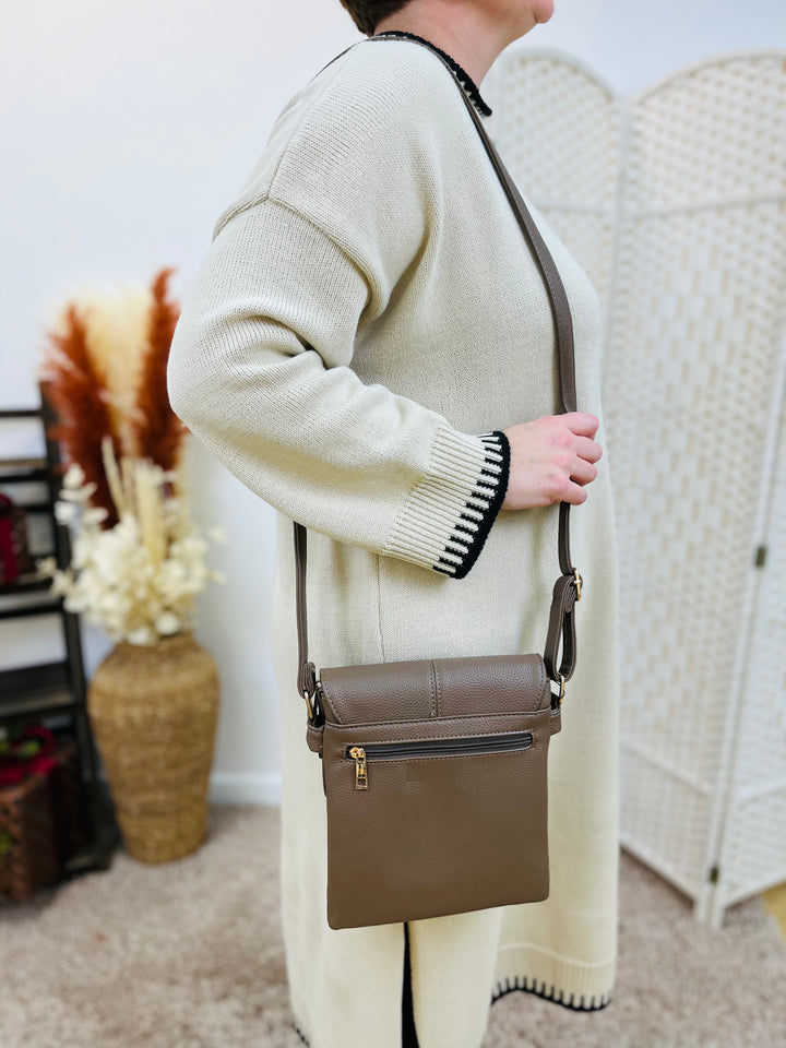 Small Crossbody Handbag-Mocha