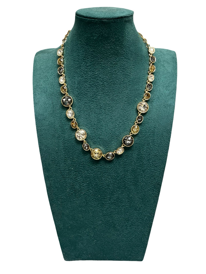 Gold Short Statement Necklace