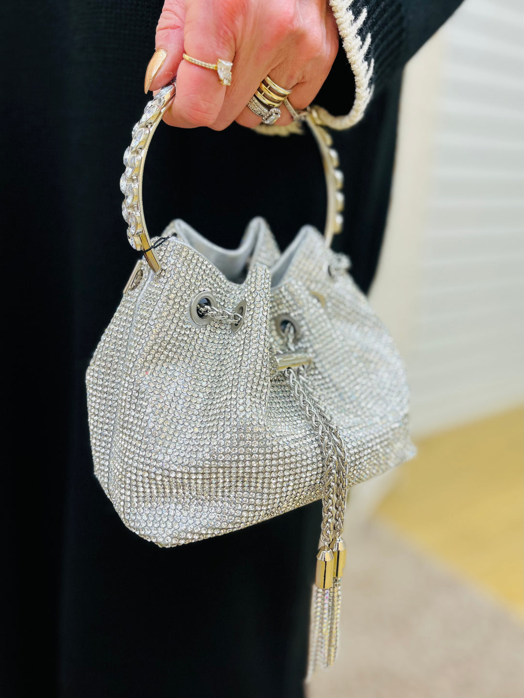 Silver Clutch Bag