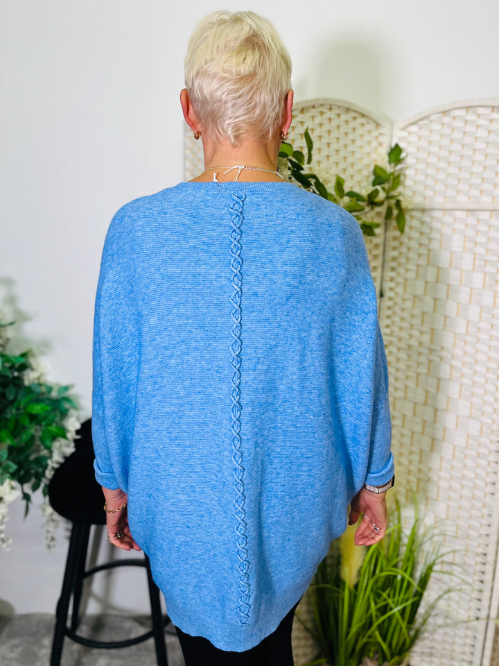 "MOLLY" Super Soft Jumper-Sky Blue