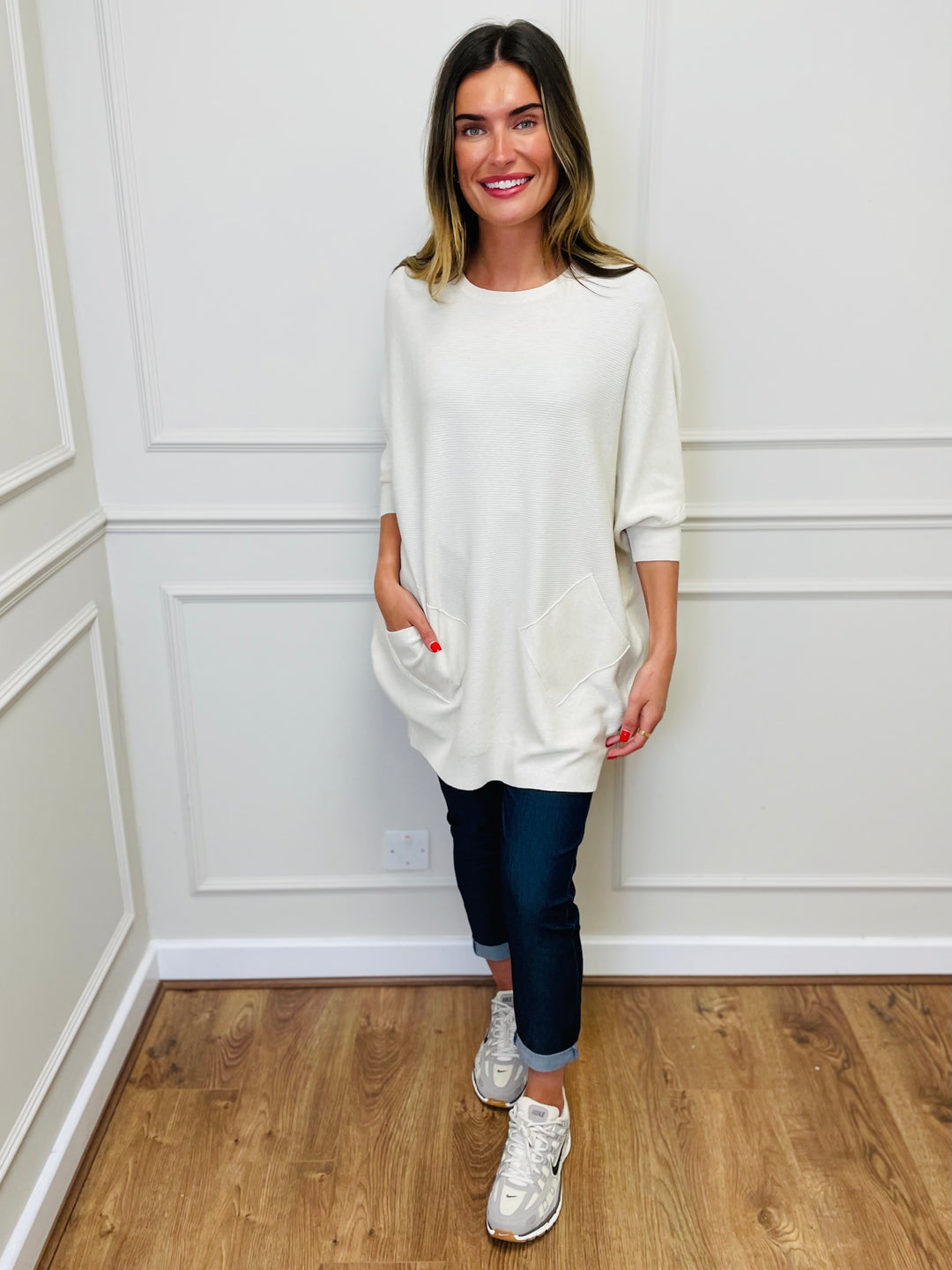 "MOLLY" Super Soft Jumper-Cream