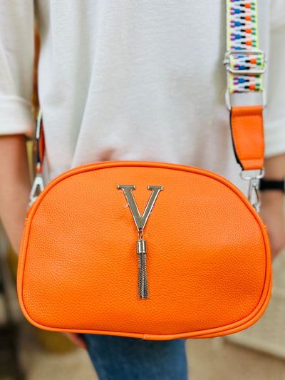"TINA" Crossbody Handbag-Orange
