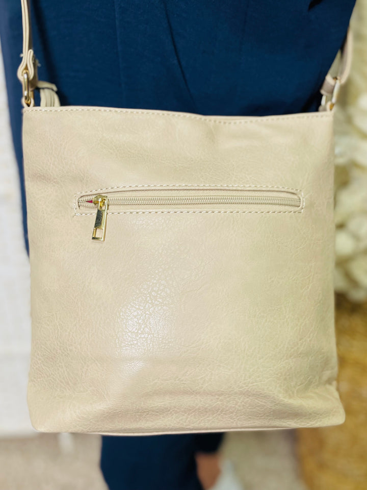 No.5 Crossbody Handbag-Sand