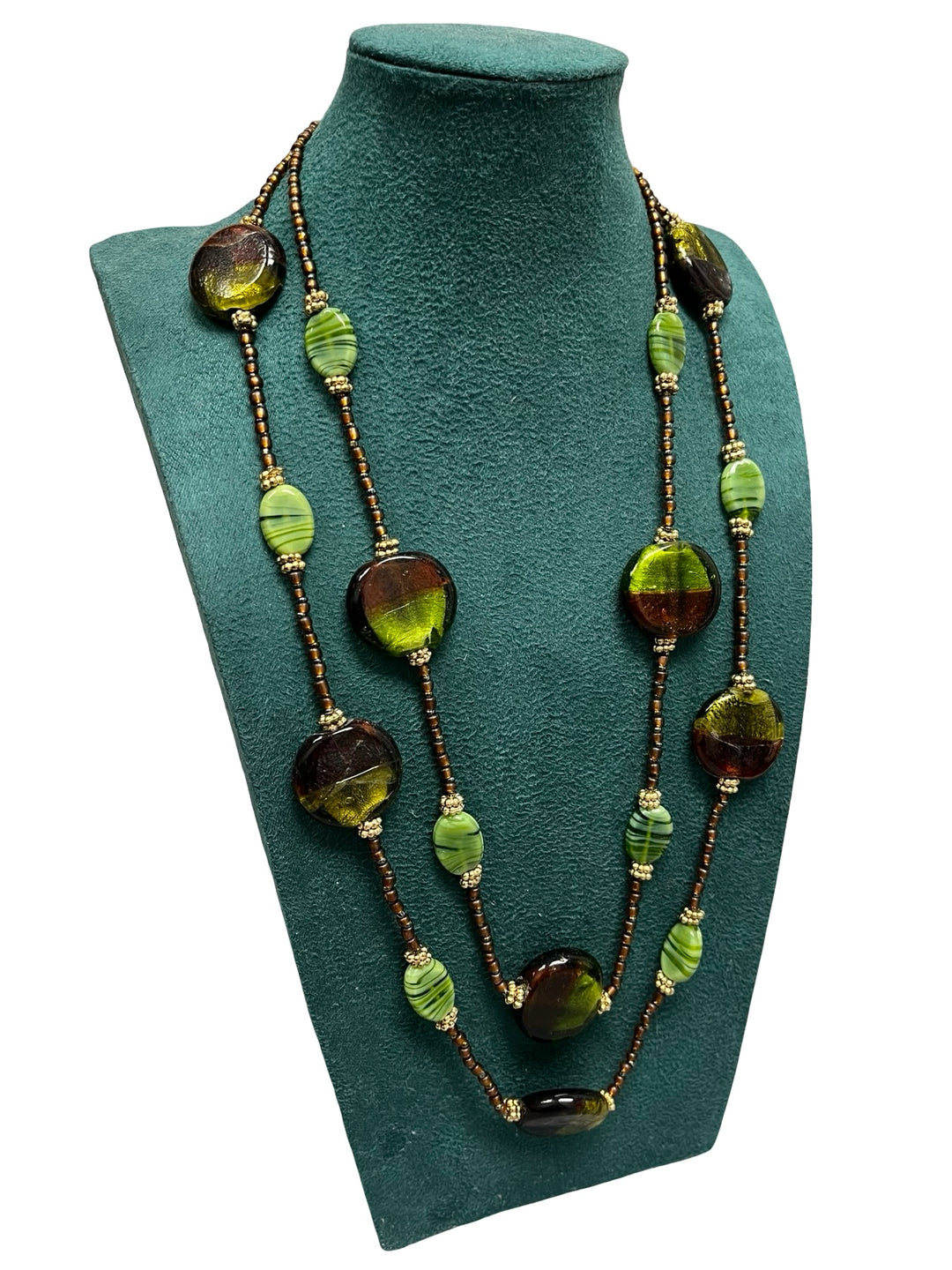 Green Statement Necklace
