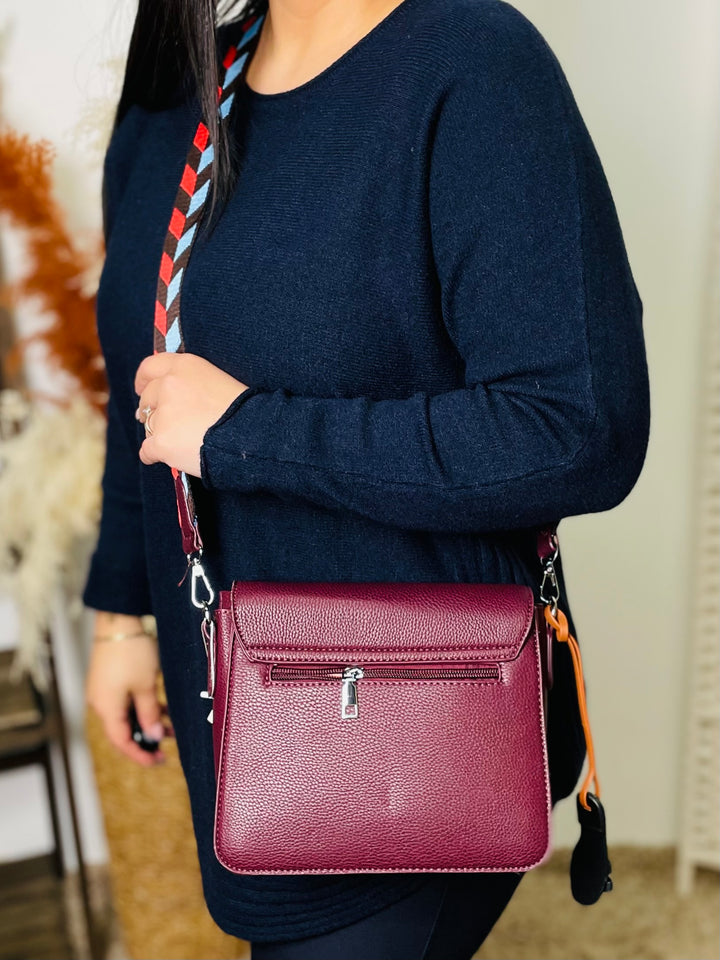 No.39 Designer Inspired Handbag-Burgundy