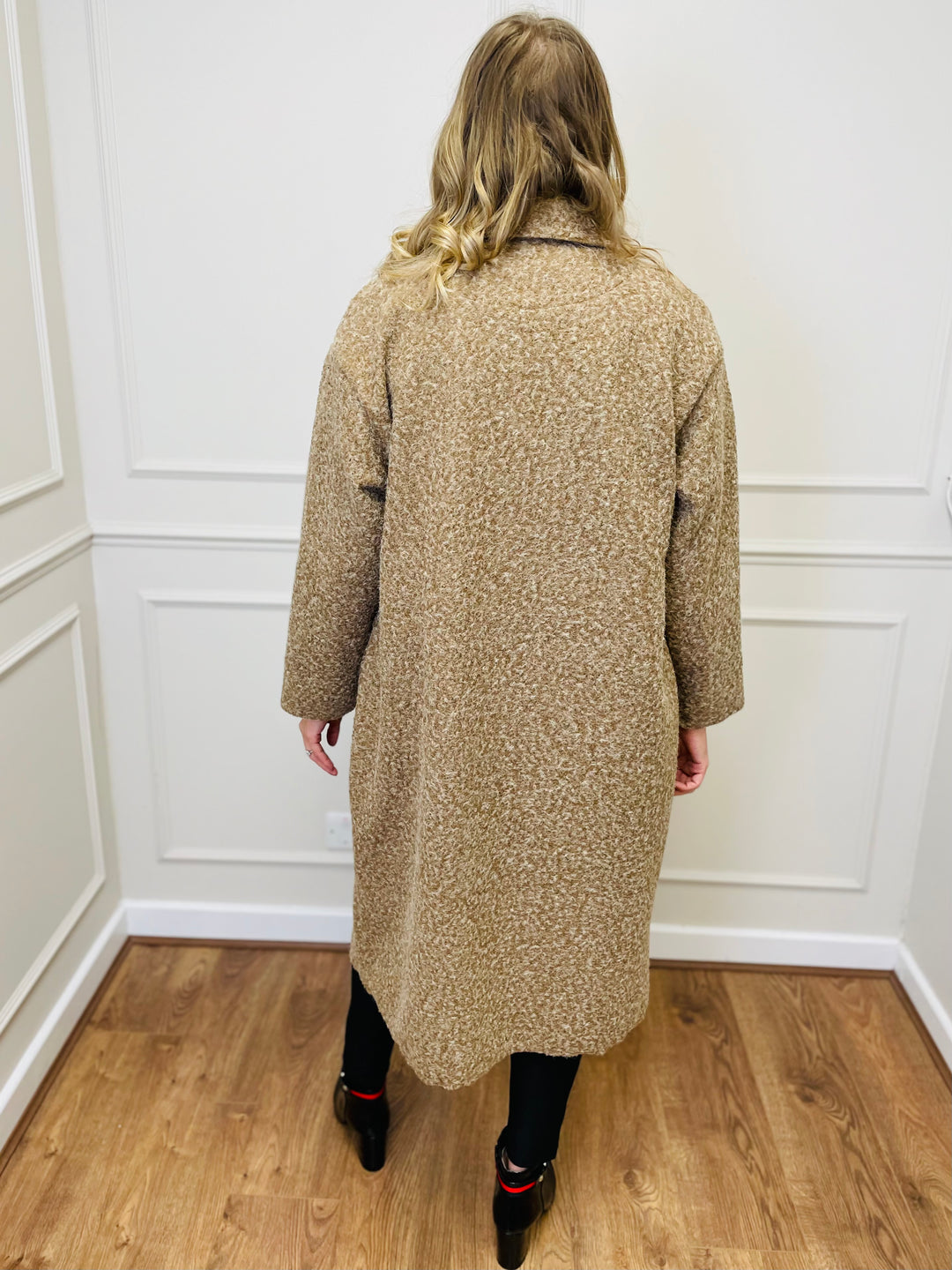 "JOSEPHINE" Longline Coat-Camel