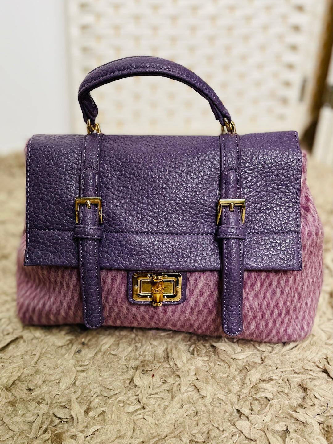 No.48 Designer Inspired Handbag-Lilac