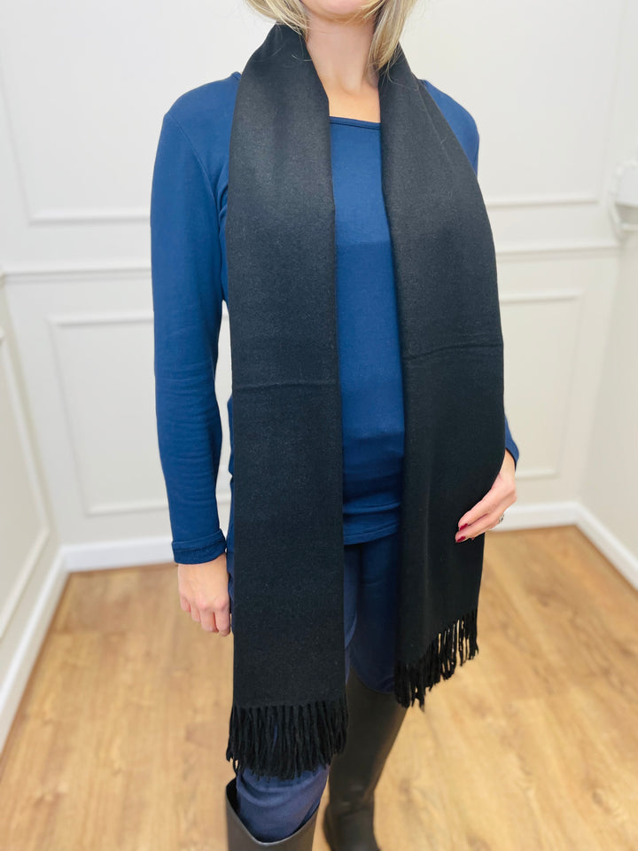 No.121 Classic Soft Scarf-Black