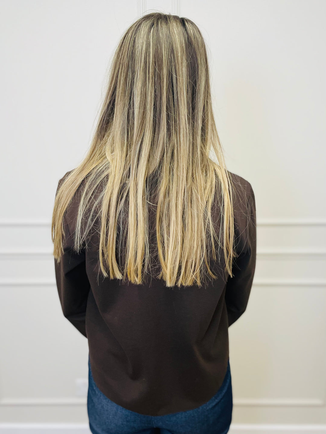 "PHILIPPA" Utility Blouse/Jacket-Brown