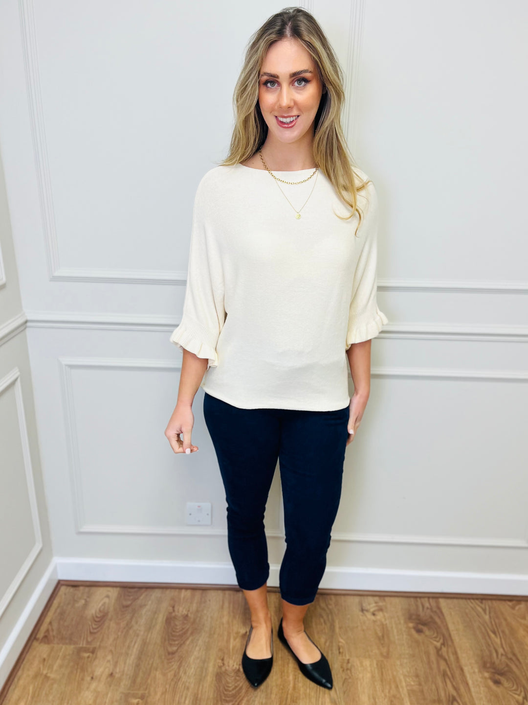 "FIONA" Soft Jumper-Cream