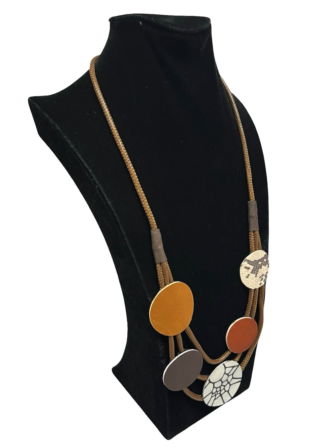 Long Statement Necklace-Multicolour