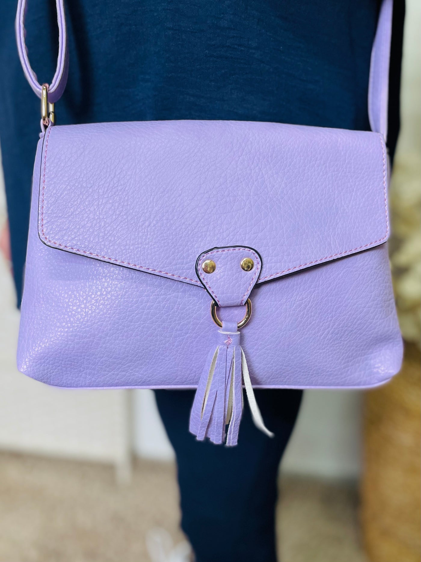 No.1 Crossbody Handbag-Lilac