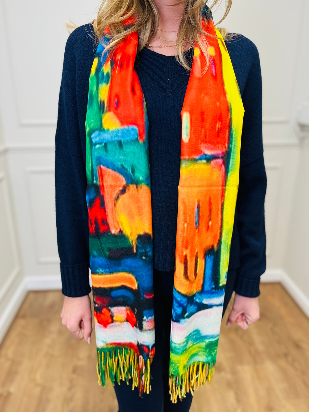 No.122 Art Inspired Scarf-Multicolour