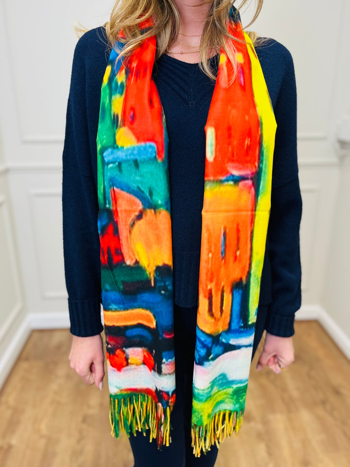 No.122 Art Inspired Scarf-Multicolour