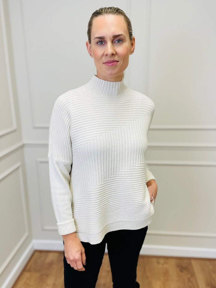 "LULU" Knitted Jumper-Cream