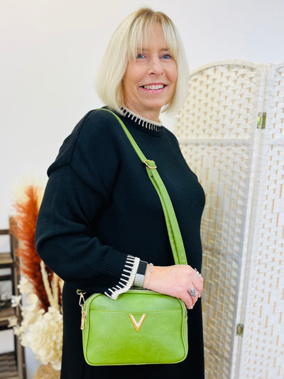 "TINA" Crossbody Handbag-Green