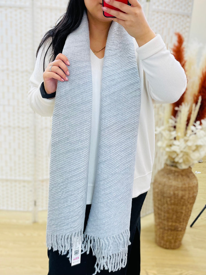 No.26 Grey Scarf-Silver