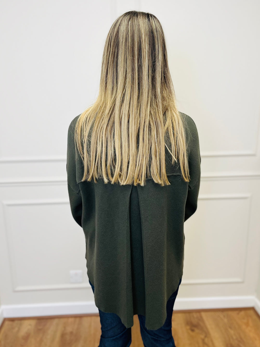 "BETTY" Soft Knit Jacket-Green