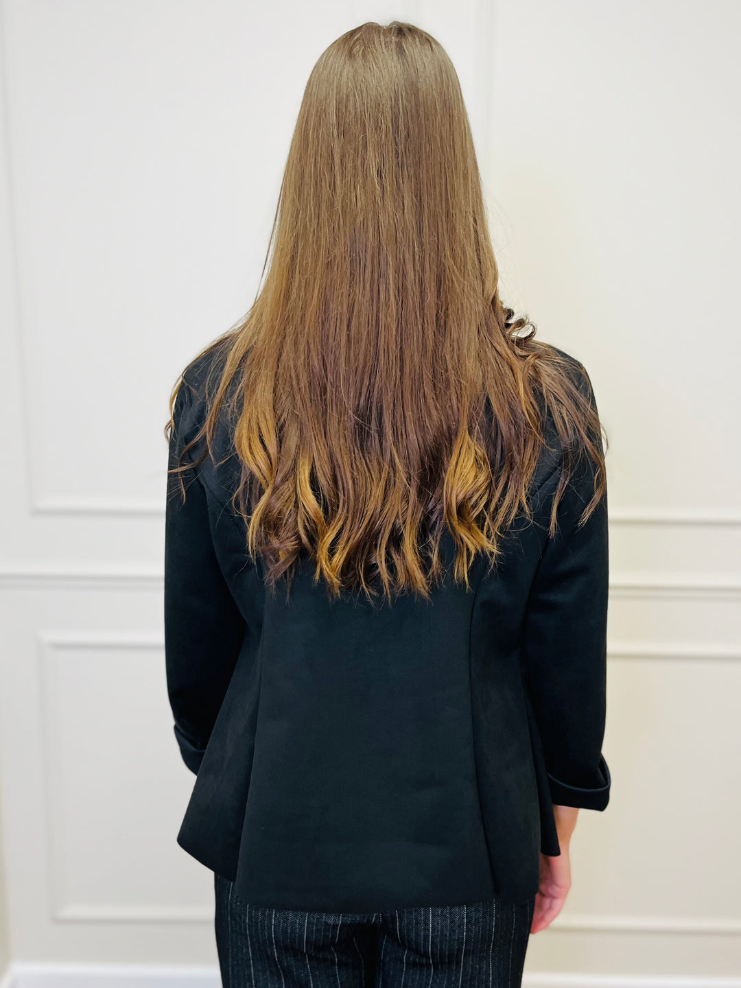 "CROSBY" Short Jacket-Black