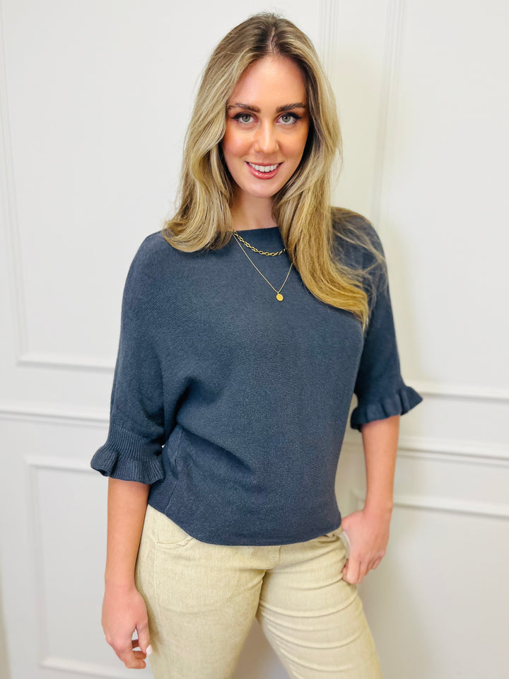 "FIONA" Soft Jumper-Grey