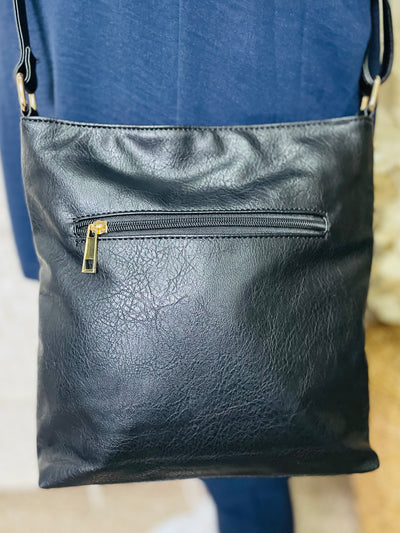 No.5 Crossbody Handbag-Black