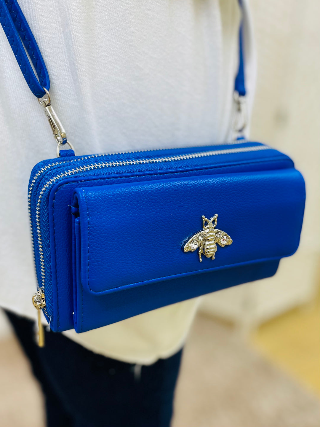 "POOCHI" Phone Pouch-Royal Blue