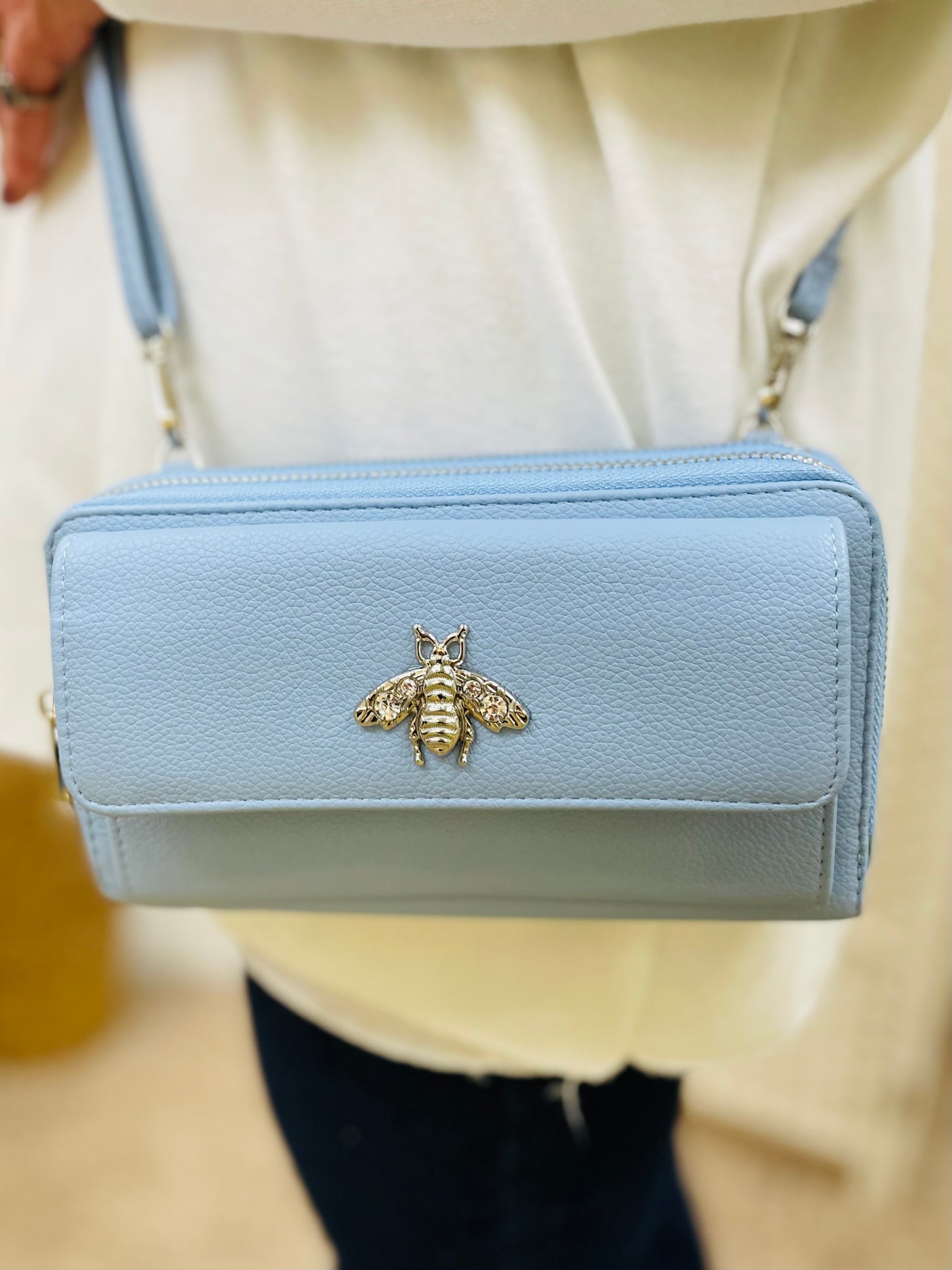 "POOCHI" Phone Pouch-Sky Blue