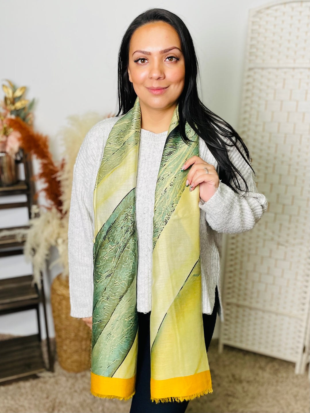 No.66 Artistic Print Scarf