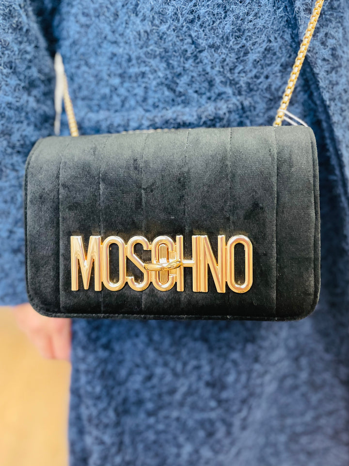 No.80 Quilted Velvet Bag-Black