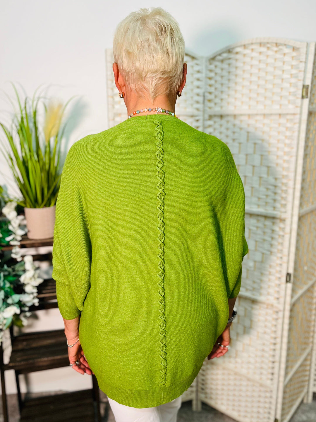 "MOLLY" Super Soft Jumper-Green