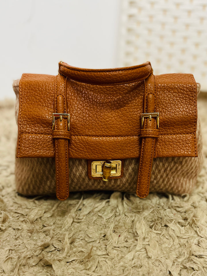 No.48 Designer Inspired Handbag-Tan