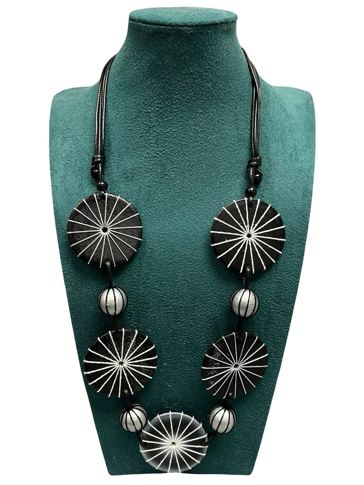 Black & White Statement Necklace