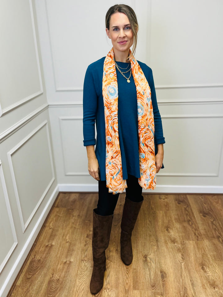 "HARRIET" Basic Soft Jumper-Teal