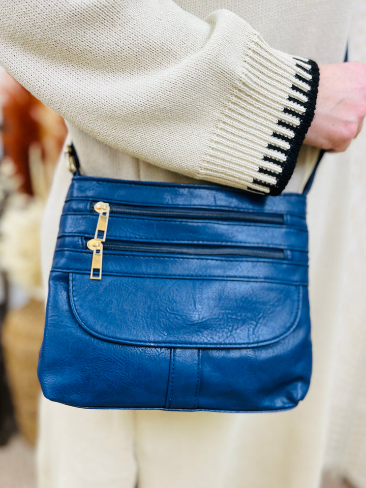 Crossbody Handbag-Navy