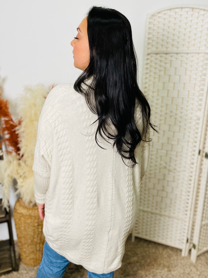 "GRACE" Knitted Jumper-Cream