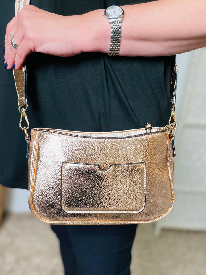 No.8 Metallic Bag-Rose Gold