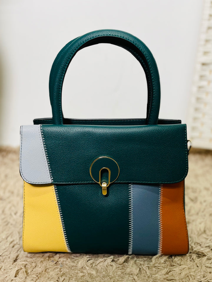 No.35 Frame Handbag-Teal