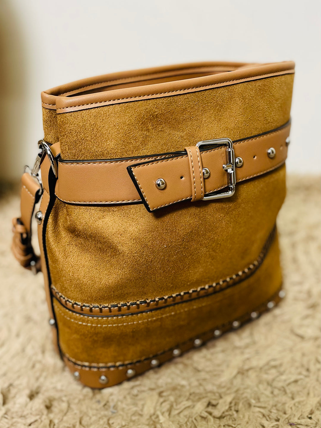 No.32 Bucket Handbag-Tan