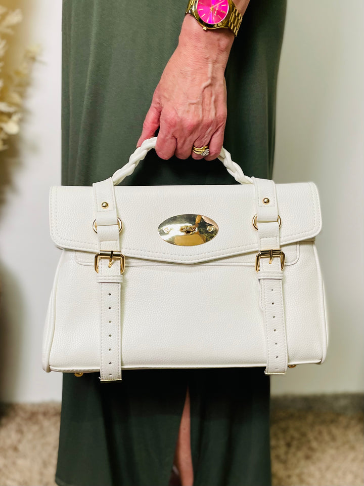 No.23 Designer Inspired Handbag-White