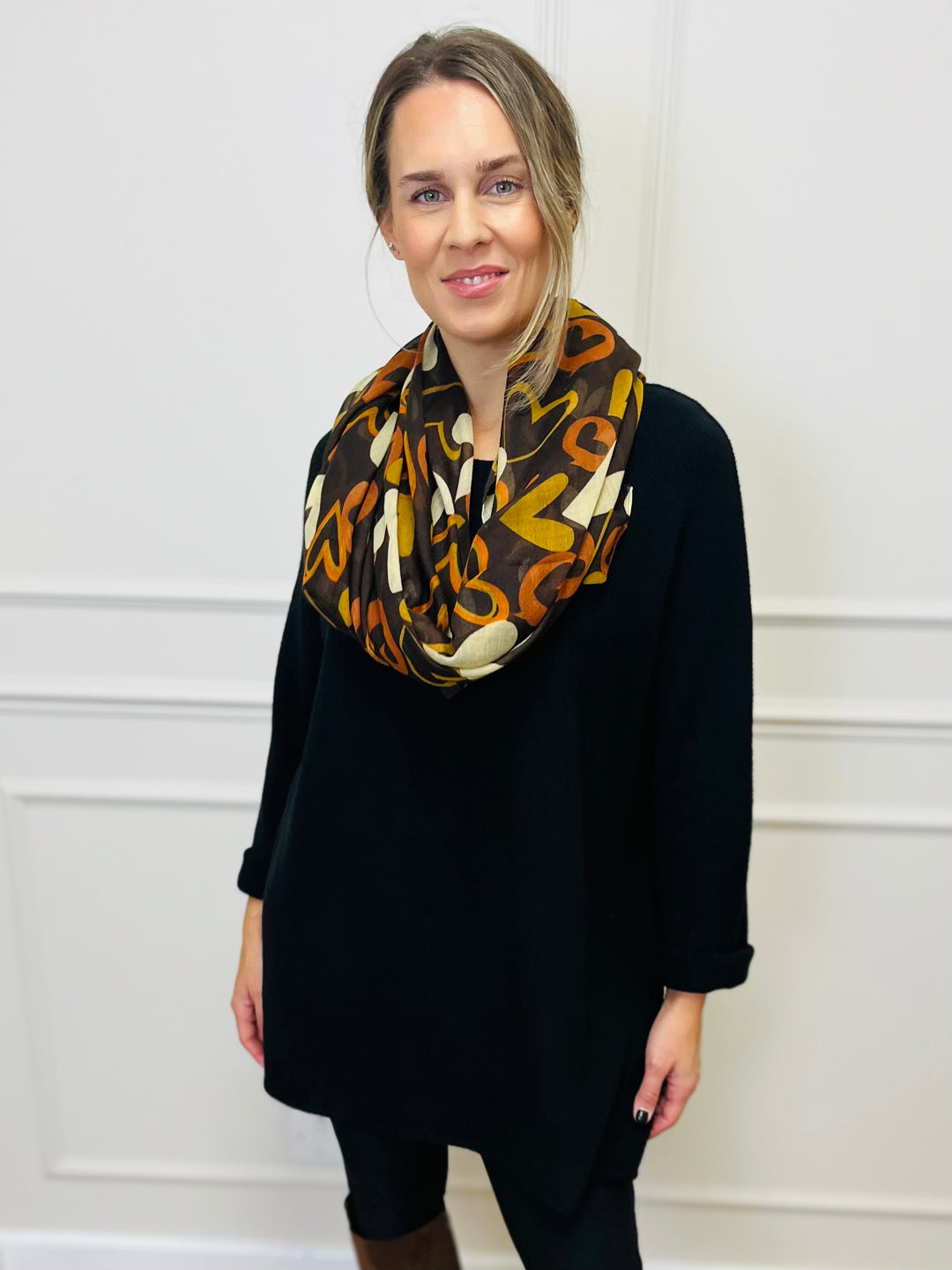 "GINNY" Basic Soft Jumper-Black