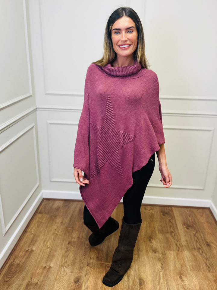 "STARR" Asymmetric Poncho-Berry