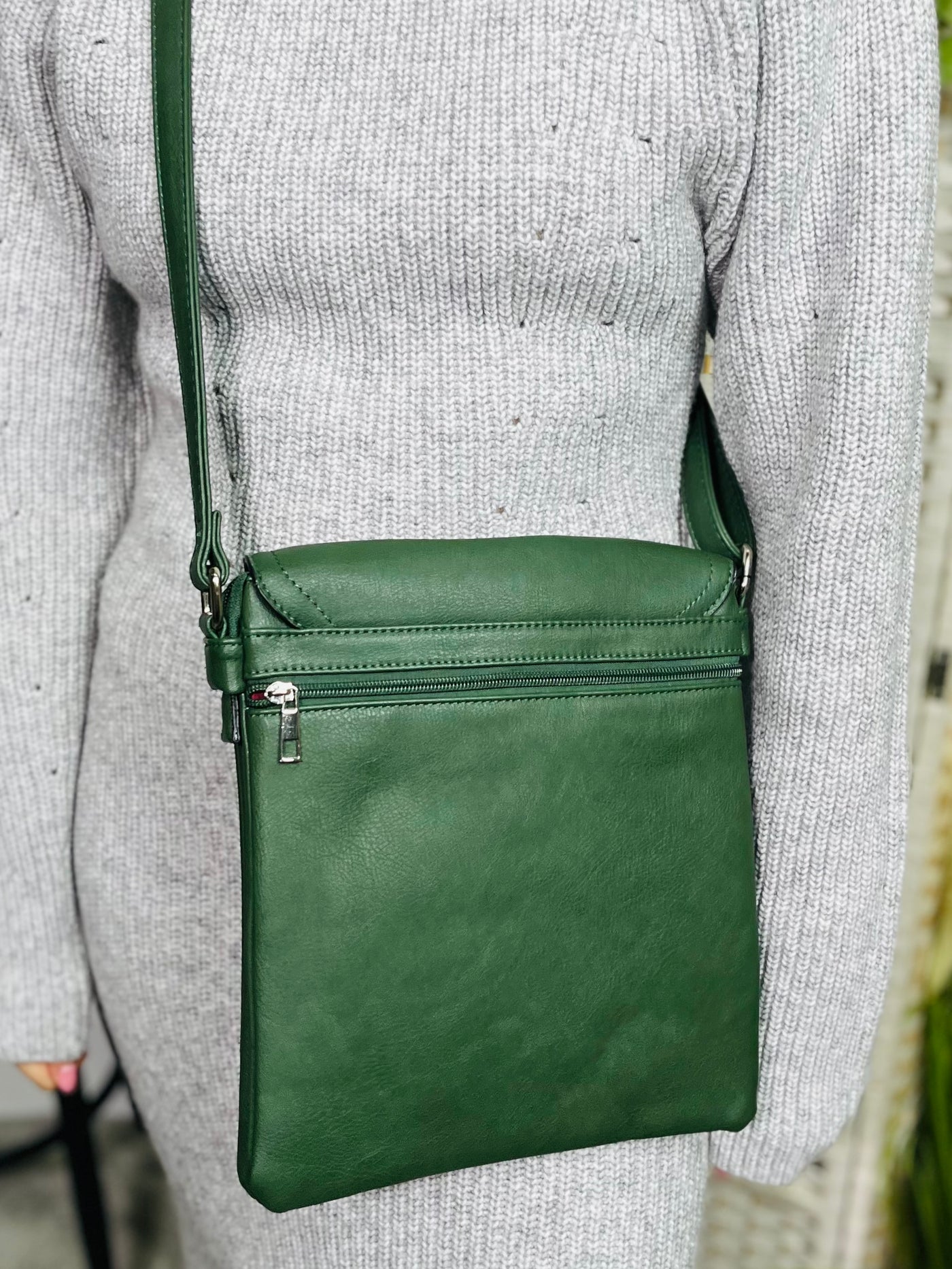 Crossbody Handbag-Green