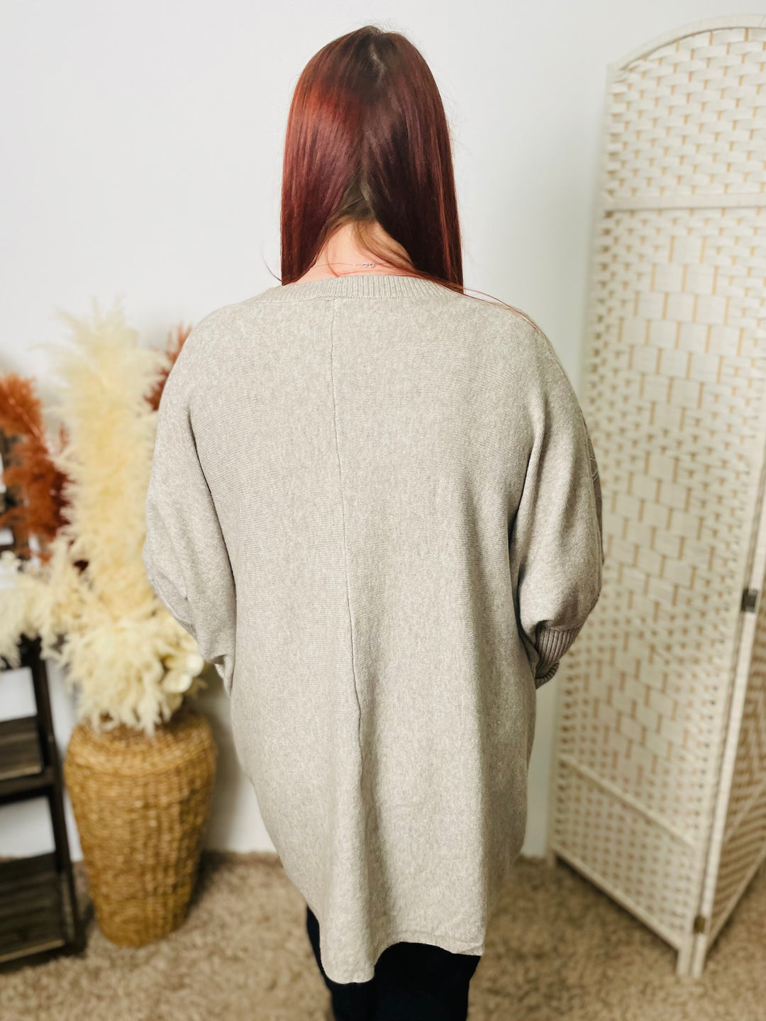 "SOFIA" Knitted Jumper-Mocha