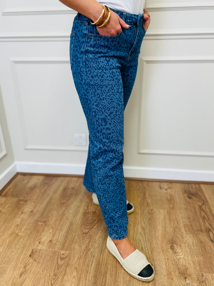 "MIA" Animal Print Jeans