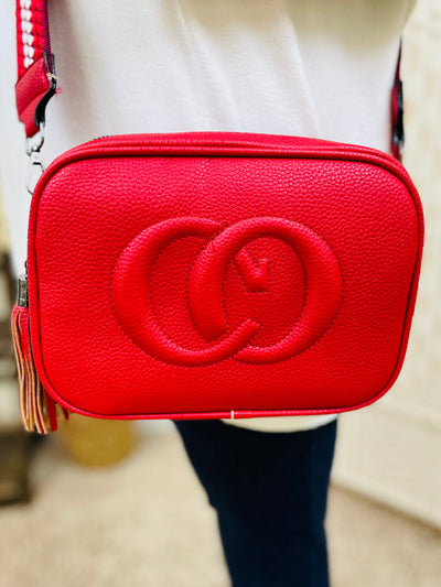 "KOURTNEY" Crossbody Handbag-Red