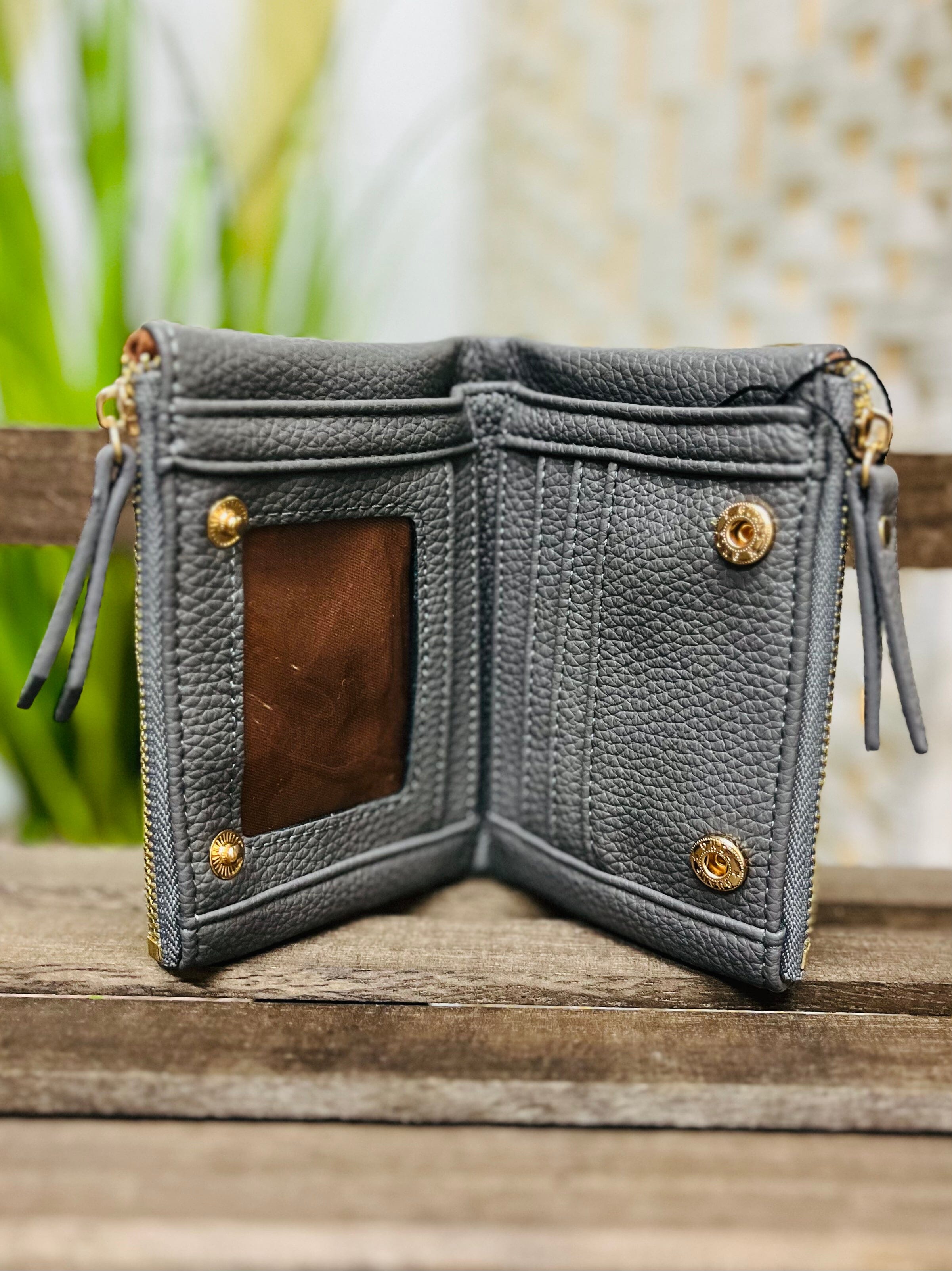 Grey cheapest Boutique Purse