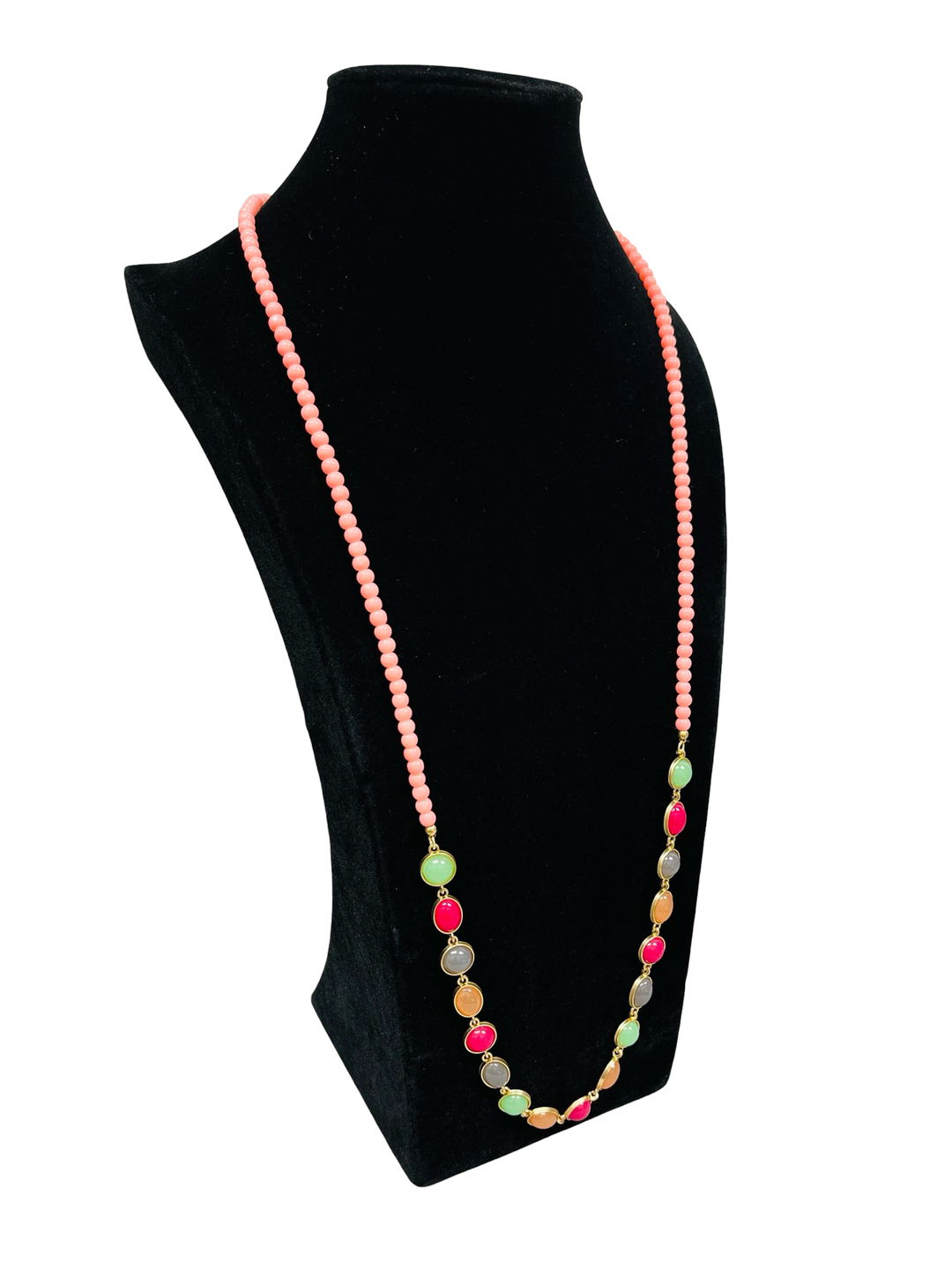 Multicolour Beaded Long Necklace