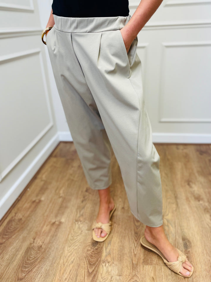 "LISA" Scuba Trousers-Mocha